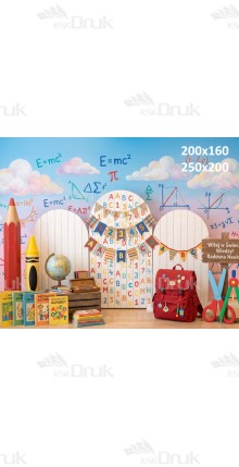 Tło fotograficzne „Radosna nauka – szkolna przygoda” | UB_868